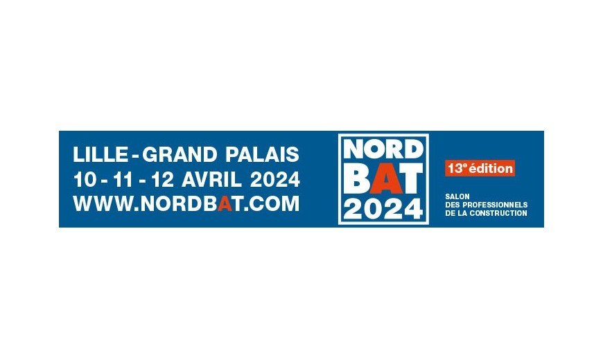 Nous serons présent au salon NORDBAT 2024. Retrouvez nous sur le stand H41 !