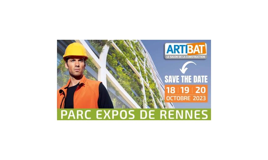 Retrouvez nous au salon Artibat 2023 dans le Hall 9 au stand D11 !