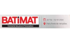 Nous serons présent au salon Batimat 2024 (Hall 1 - Stand S038)